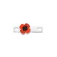 Connecteur en Acrylique Plexi Étiquette avec Coquelicot mars 22 x 8 mm