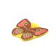 Pendente in Plexi Farfalla 30x26mm