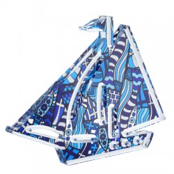 Plexi Acrylic Decorative Ship 140x105mm