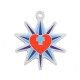 Pendentif en Acrylique Plexi Étoile cœur Croix 40 mm
