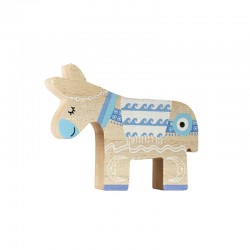 Wooden Decorative Donkey 110x90mm