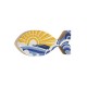 Wooden Decorative Fish with Sun & Sea 150x60mm/20mm