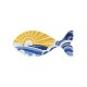 Wooden Decorative Fish with Sun & Sea 150x60mm/20mm