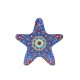 Wooden Decorative Starfish with Evil Eye 120mm/20mm