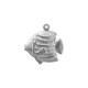Ανοξείδωτο Ατσάλι 304 Μοτίφ Ψάρι 17x15mm/6.3mm