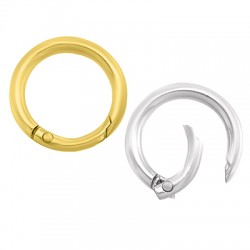 Zamak Lobster Clasp Round 27mm/4mm