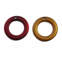 Anneau Acrylique Effet Caoutchouc 40 mm Ø3 mm