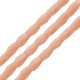 Perle de Verre tube Facettée (~2X4 mm (~85 Pièces/Cordon)