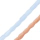 Perle de Verre tube Facettée (~2X4 mm (~85 Pièces/Cordon)