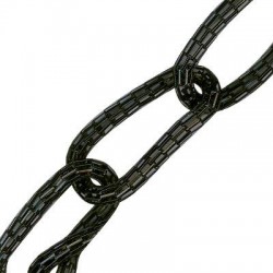 Steel Chain 6mm with Loops 90cm