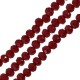 Perle en Cristal de Verre Ronde Facettée 3.2 mm Ø0.7 mm (~170 Pièces)