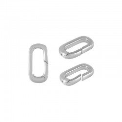 Fermoir Mousqueton Ovale en Laiton 10 x 18 mm
