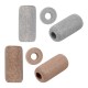 Tube en céramique 10 x 20 mm. Ø 4 mm