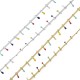 Catena in Acciaio Inossidabile 304 con Smalto 6x15mm