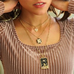 Chaîne maille Émaillée 6x15mm en Acier Inoxydable