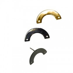 Orecchino in Metallo Ottone Semicerchio 9x20mm