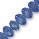 Entrepieza de Cristal Facetado Rondel 12x9mm (60unid/tira)