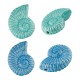 Enameled Ceramic Slider Shell 33x42mm Ø2.8mm