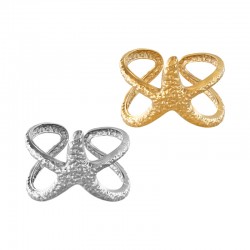 Bague en Acier Inoxydable 304 avec Étoile de Mer