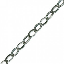 Steel Cable Chain Oval 4x11mm