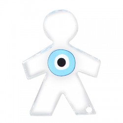 Pieza Decorativa de Metacrilato Niño con Ojo 58x88mm