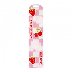 Marcapáginas de acrílico Plexi con frutas 50 x 211 mm / 2 mm Ø 16 x 4 mm