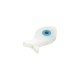 Cuenta De Concha MOP Con Forma De Pez Y Ojo Turco 8x15 mm/2,2 mm Ø0,8 mm