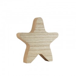 Stella Decorativa in Legno 120 Mm/20 mm