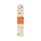 Segnalibro in legno "Best Mom Ever" con fiori 34x170 mm Ø 5x4 mm