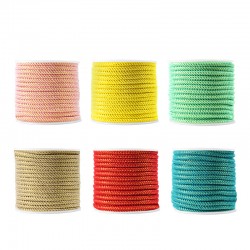 Polyester with Satin Twisted Cord 3mm (¬10mtrs)