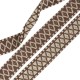 Ruban en Polyester avec Losanges Ethniques 28 mm (~5 Yards)