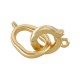 Brass Clasp 9.6x8mm/2.4mm & 9x16mm/1.8mm (2pcs/Set))