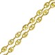 Chaîne maille avec Ovale avec intercalaires 5.2x7.4mm en Acier Inoxydable 304
