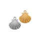 Colgante de Acero Inoxidable 304 Concha 13x13.8mm
