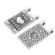 Ciondolo in Zama "LOVERS" con Cuore 17x24mm