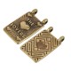 Ciondolo in Zama "LOVERS" con Cuore 17x24mm