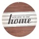 Wooden Pendant Round "Welcome Home" 250mm