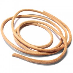 Filo di Cuoio Greco Rotondo  ~3mm Qualità Superiore