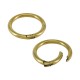 Fermoir Mousqueton rond en Zamak 45 mm/5 mm