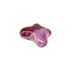 Perlina in Ceramica Smaltata a Forma di Farfalla Fucsia 16x12 mm Ø 2,4 mm