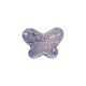 Perle En Céramique Émaillée Papillon Lilas 16 x 12 mm Ø 2.4 mm