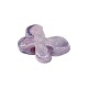 Cuenta De Cerámica Esmaltada Mariposa Lila 23x16 mm Ø3,5 mm