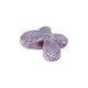 Perlina in Ceramica Smaltata a Forma di Farfalla Lilla 23x16 mm Ø 3,5 mm