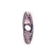 Perle En Céramique Émaillée Papillon Lilas 23 x 16 mm Ø 3.5 mm