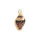 Κοχύλι Columbela Επιμεταλλωμένο Μοτίφ Διάφορα Μεγέθη 1.5-2cm