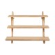 Supporto in Legno con Ripiani 40x30x27 mm