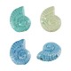 Slider a Conchiglia in Ceramica Smaltata 22X18 mm Ø2.2 mm