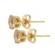 Stainless Steel 304 Earring with Crystal 6.7mm