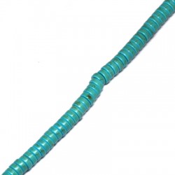 Distanziatore di Howlite Rondella 8mm (~115pz/filo)