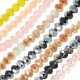 Perlina in Cristallo Sfaccettata 6x4mm (100pz/filo)